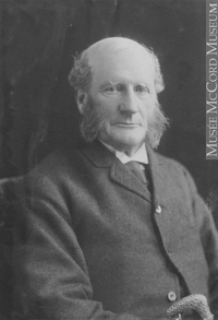 Original title:  Photograph Honourable George Irvine, Montreal, QC, 1891 Wm. Notman & Son 1891, 19th century Silver salts on paper mounted on paper 13.6 x 9.8 cm Purchase from Associated Screen News Ltd. II-95082.1 © McCord Museum Keywords:  male (26812) , Photograph (77678) , portrait (53878)