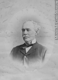 Original title:  Photograph James Williamson, Montreal, QC, 1880 Notman & Sandham 1880, 19th century Silver salts on paper mounted on paper - Albumen process 15 x 10 cm Purchase from Associated Screen News Ltd. II-56056.1 © McCord Museum Keywords:  male (26812) , Photograph (77678) , portrait (53878)