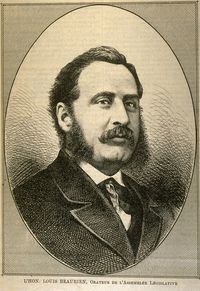 Original title:  L'Hon. Louis Beaubien, orateur de l'Assemblée Législative [image fixe]