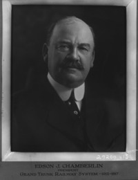 Original title:  Edson J. Chamberlin - President - Grand Trunk Railway System, 1912-1917. 