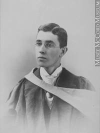 Original title:  Photograph G. M. McGregor, Montreal, QC, 1891 Wm. Notman & Son 1891, 19th century Silver salts on paper mounted on paper 13.6 x 9.8 cm Purchase from Associated Screen News Ltd. II-94677.1 © McCord Museum Keywords:  male (26812) , Photograph (77678) , portrait (53878)