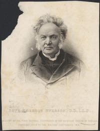 Titre original&nbsp;:  Rev. Egerton Ryerson. 