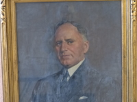 Original title:  W.J. Pentland, Wylie Grier portrait.
Image courtesy of the grandchildren of W.J. Pentland.