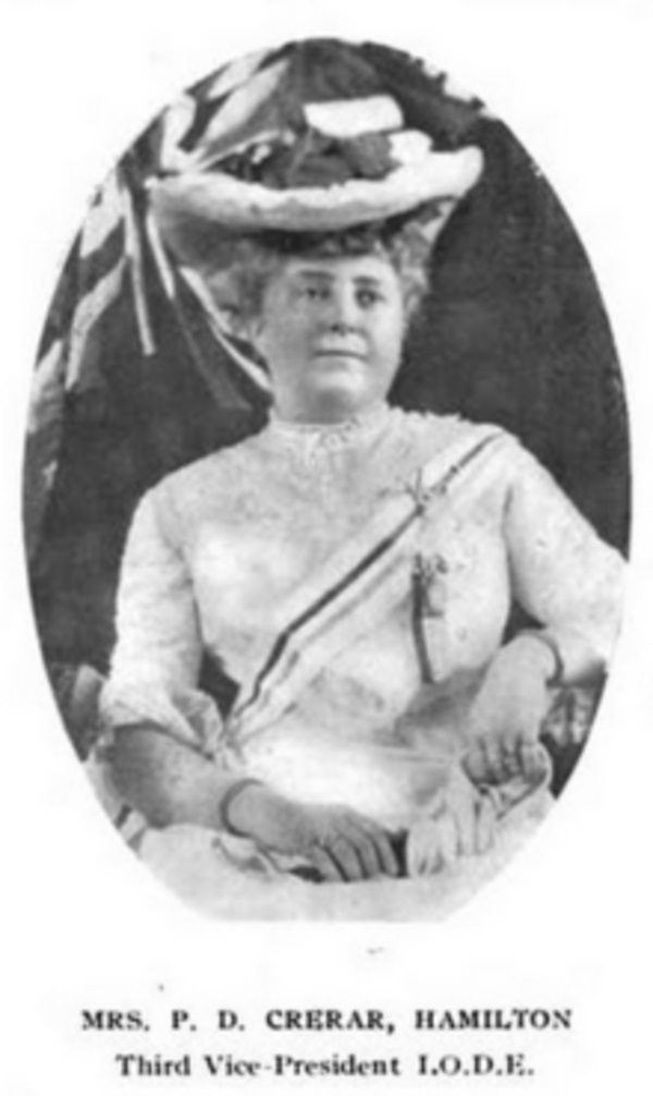 Titre original :  Marion Stinson Crerar, from a 1906 publication.