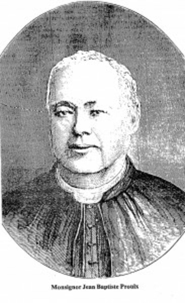 Titre original&nbsp;:  Monsignor Jean Baptiste Proulx. Source: St Joseph’s Parish, Scarborough, Ontario.