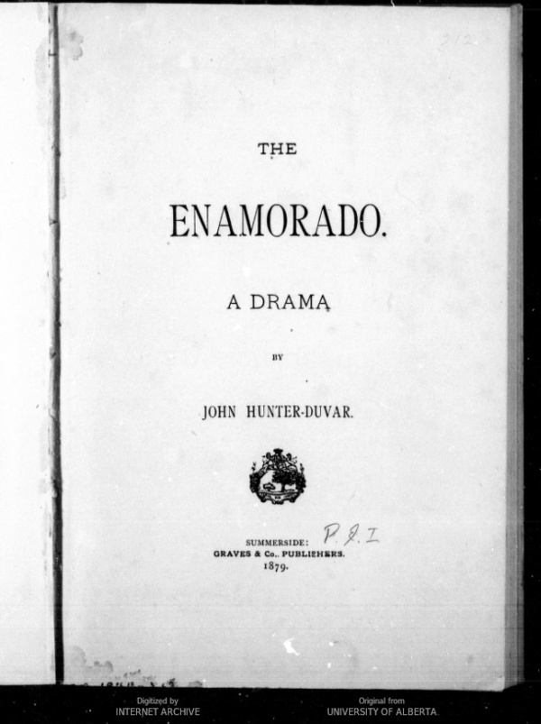 Original title:  The Enamorado by John Hunter-Duvar.
