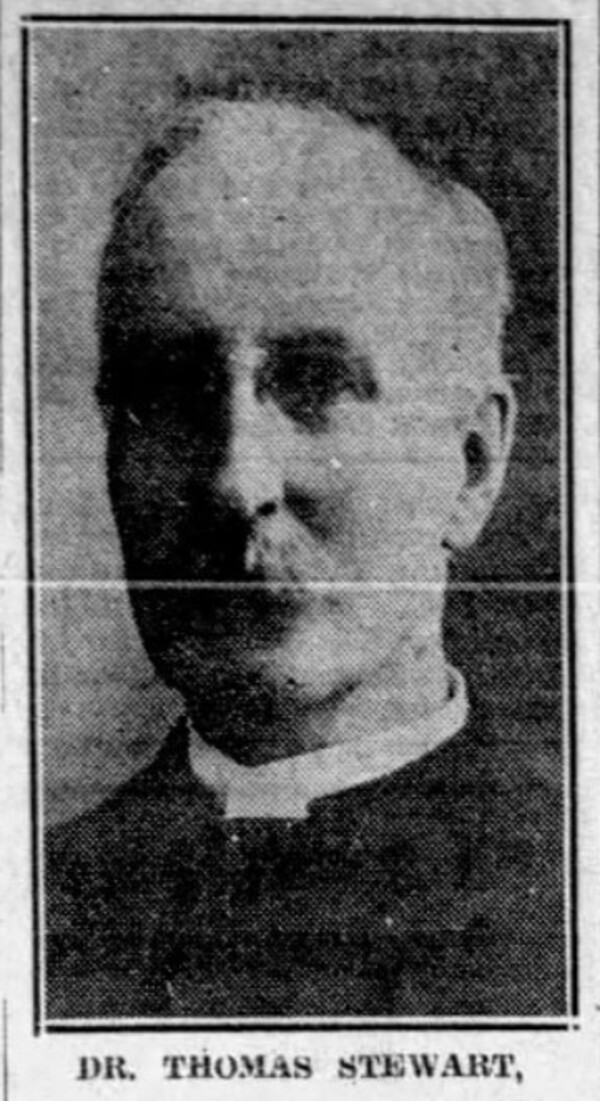 Original title:  Thomas Stewart. From: The Evening Mail, 9 January 1923, page 6.