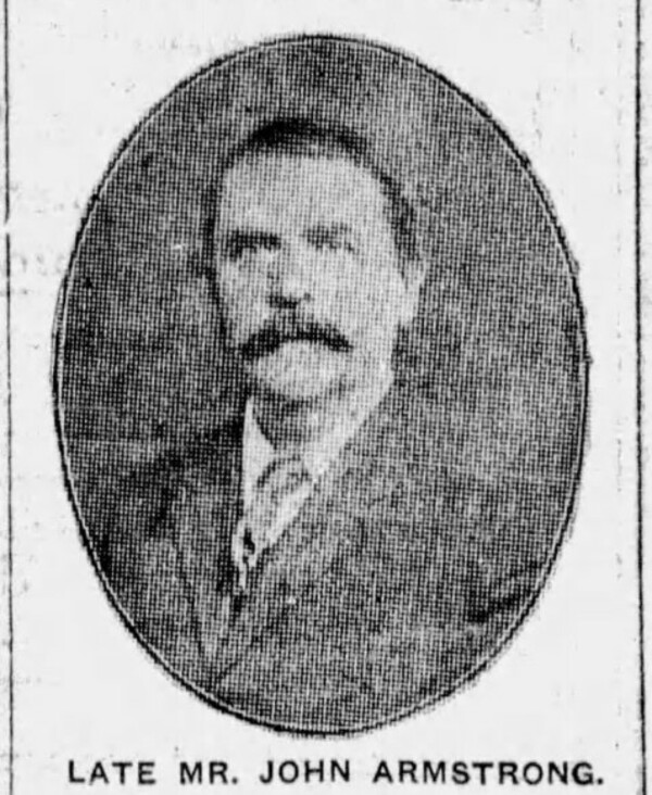 Original title:  John Armstrong. Source: The Montreal Star, 23 November 1910, page 19.