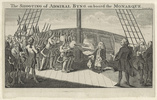 Original title: Description The Shooting of Admiral Byng' (John Byng), by unknown artist. See source website for additional information. This set of images was gathered by User:Dcoetzee from the National Portrait Gallery, London website using a special tool. All images in this batch are listed as "unknown author" by the NPG, who is diligent in researching authors, and was donated to the NPG before 1939 according to their website. Date Unknown, but donated to NPG before 1939 Source National Portrait Gallery, London: NPG D9023 While Commons policy accepts the use of this media, one or more third parties have made copyright claims against Wikimedia Commons in relation to the work from which this is sourced or a purely mechanical reproduction thereof. This may be due to recognition of the "sweat of the brow" doctrine, allowing works to be eligible for protection through skill and labour, and not