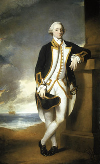 Original title: Artist Attributed to George Dance the Younger (1741-1825) Title English: Portrait of Captain Hugh Palliser (1723-1796) Date before 1775(1775) Medium oil on canvas Dimensions 243.9 x 152.4 cm Current location English: National Maritime Museum Notes Copied from an original three-quarter-length portrait by w:Nathaniel Dance-Holland Source/Photographer http://www.nmm.ac.uk/mag/pages/mnuExplore/PaintingDetail.cfm?ID=BHC2928
This is a faithful photographic reproduction of an original two-dimensional work of art. The work of art itself is in the public domain for the following reason: Public domainPublic domainfalsefalse This image (or other media file) is in the public domain because its copyright has expired. This applies to Australia, the European Union and those countries with a copyright term of life of the author plus 70 years. You must also include a United States public domain